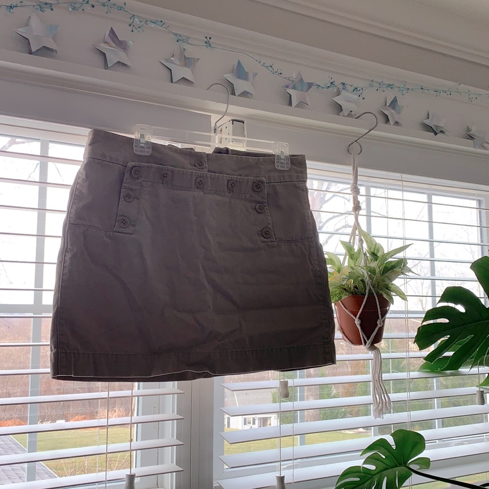 J.Crew classic Twill chino skirt, size 8